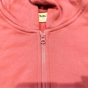 PACT organic 100% cotton red zip-up hoodie NEW WITHOUT TAGS